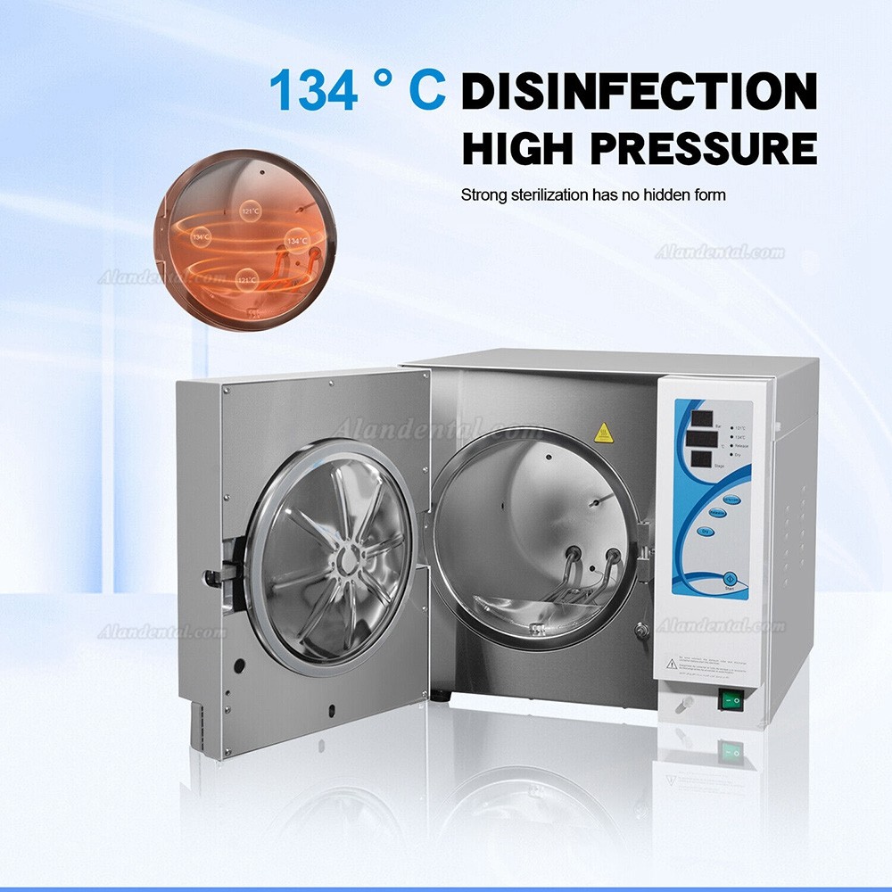 23L Dental Autoclave Steam Sterilizer Class N with Drying Function